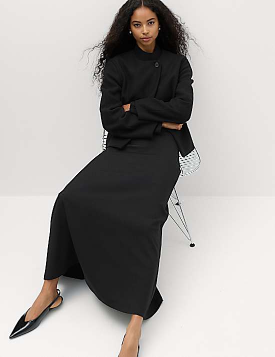 Tailored Striped Longline Waistcoat