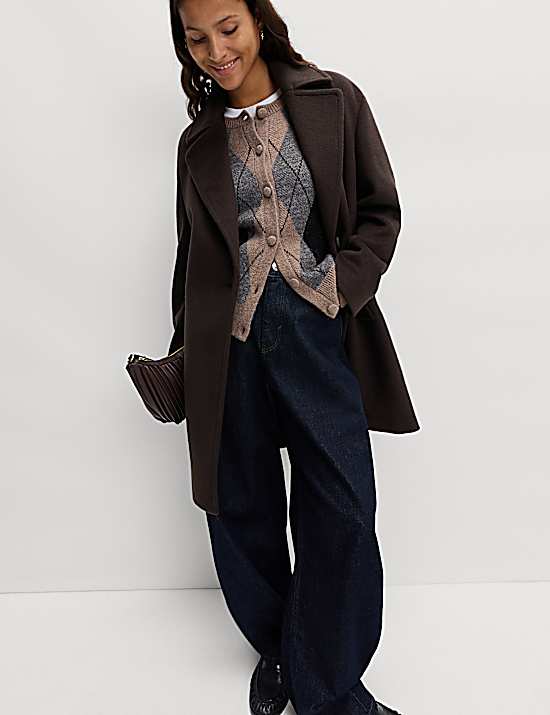 Tailored Striped Longline Waistcoat