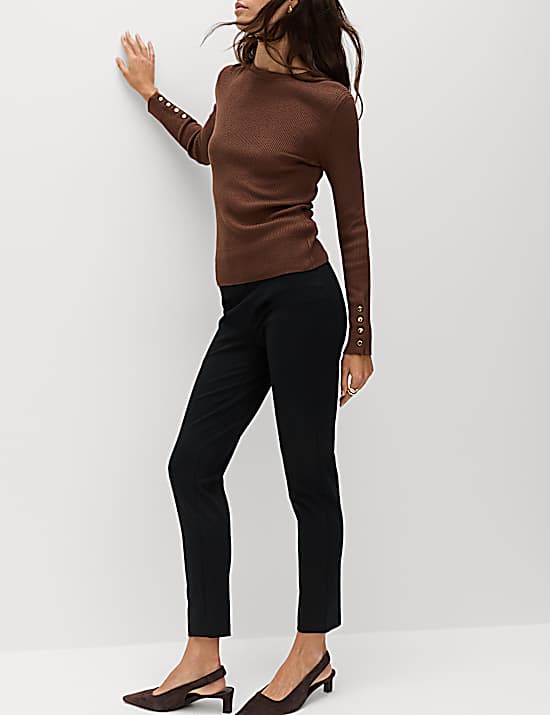 Tailored Striped Longline Waistcoat