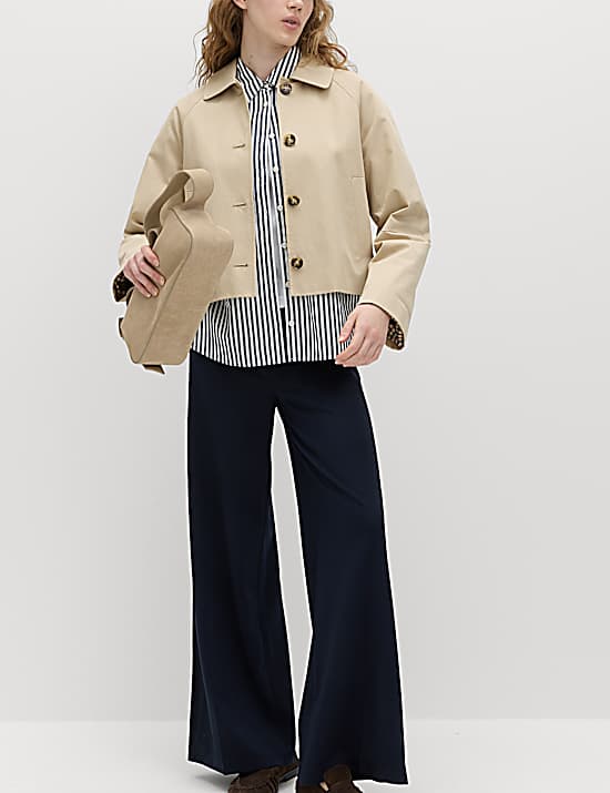 Tailored Striped Longline Waistcoat