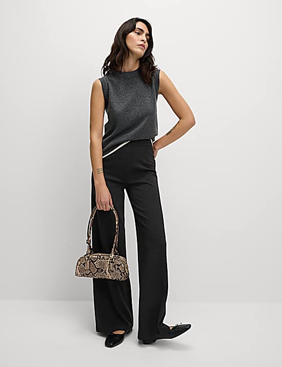 Tailored Striped Longline Waistcoat