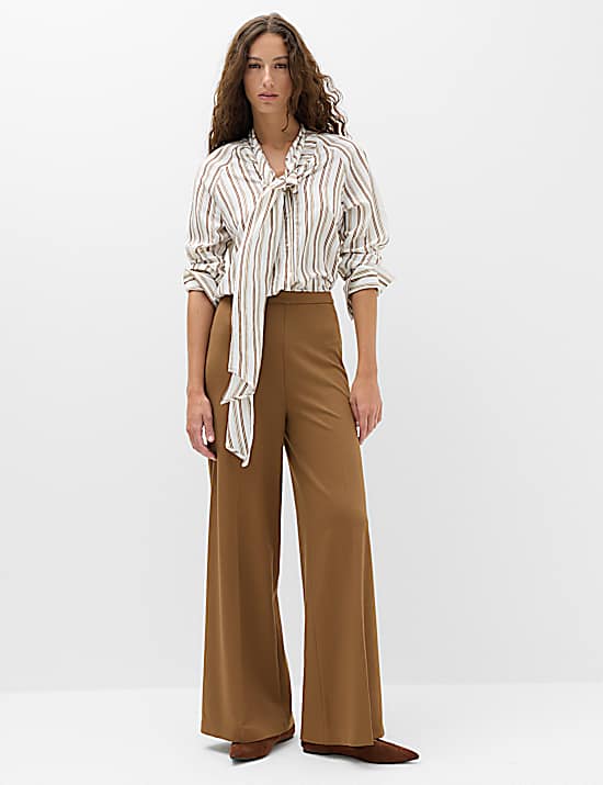 Tailored Striped Longline Waistcoat