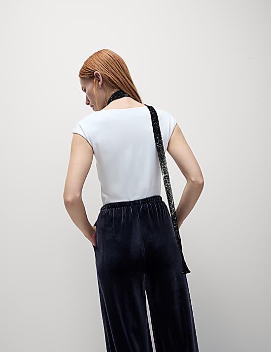 Tailored Striped Longline Waistcoat