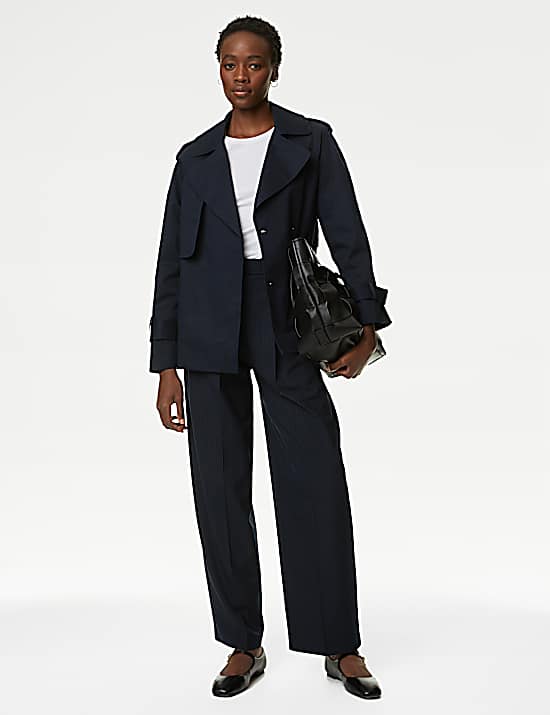 Tailored Striped Longline Waistcoat
