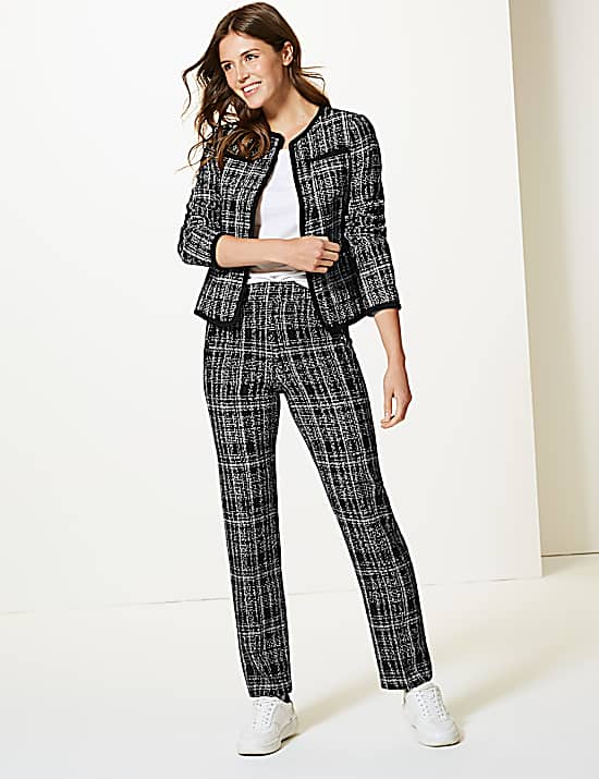 Tailored Striped Longline Waistcoat
