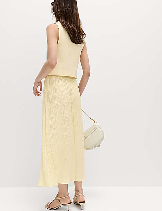 Tailored Striped Longline Waistcoat
