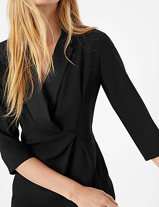 Tailored Striped Longline Waistcoat