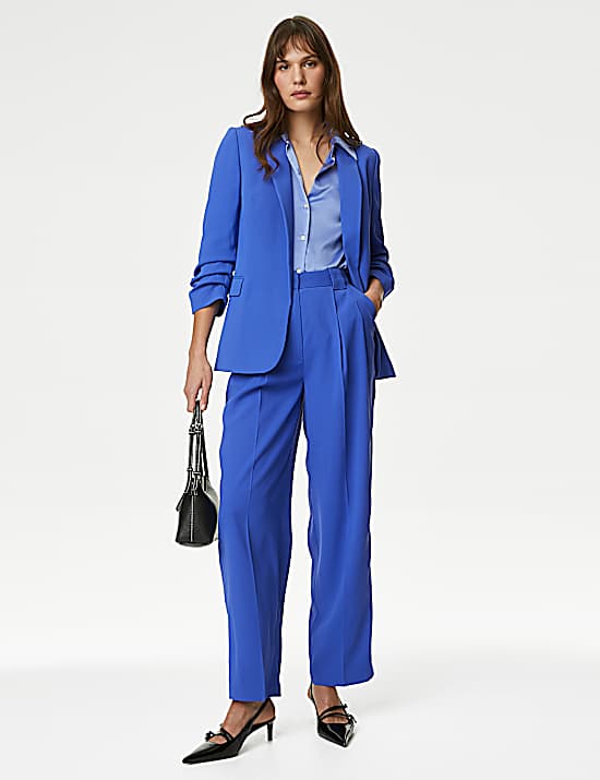 Tailored Striped Longline Waistcoat
