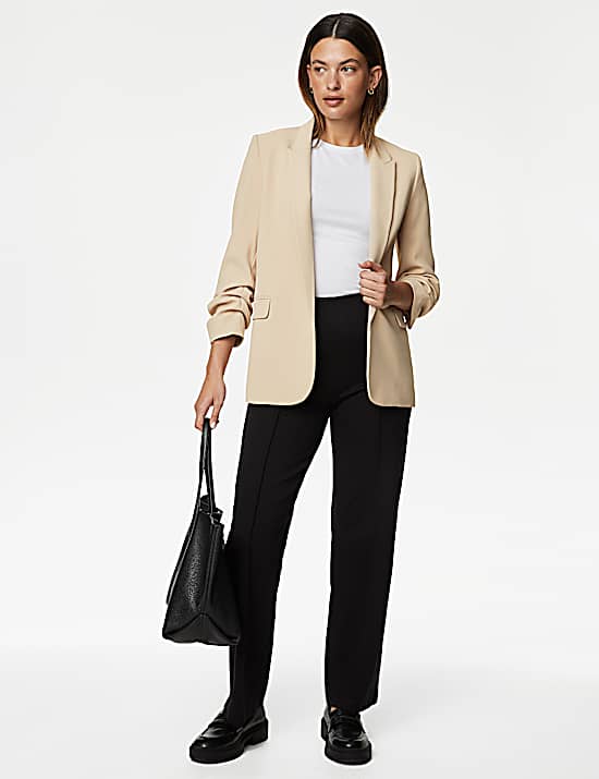 Tailored Striped Longline Waistcoat