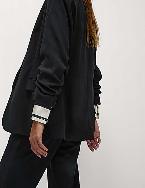 Tailored Striped Longline Waistcoat