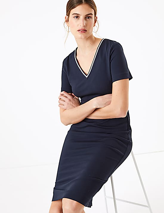 Tailored Striped Longline Waistcoat