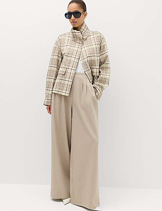 Tailored Striped Longline Waistcoat