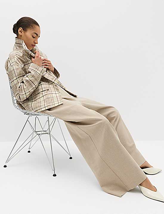 Tailored Striped Longline Waistcoat