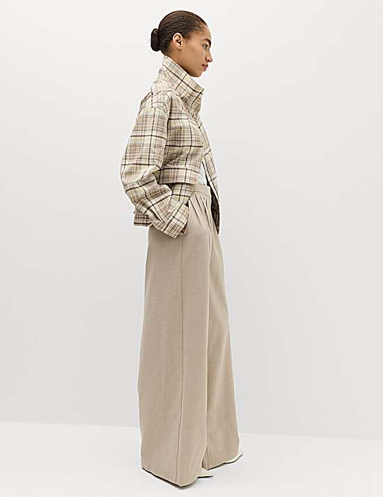 Tailored Striped Longline Waistcoat