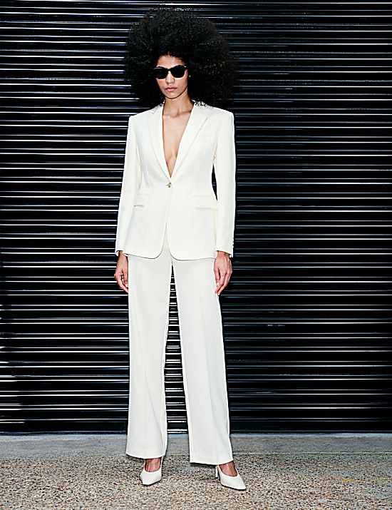 Tailored Striped Longline Waistcoat