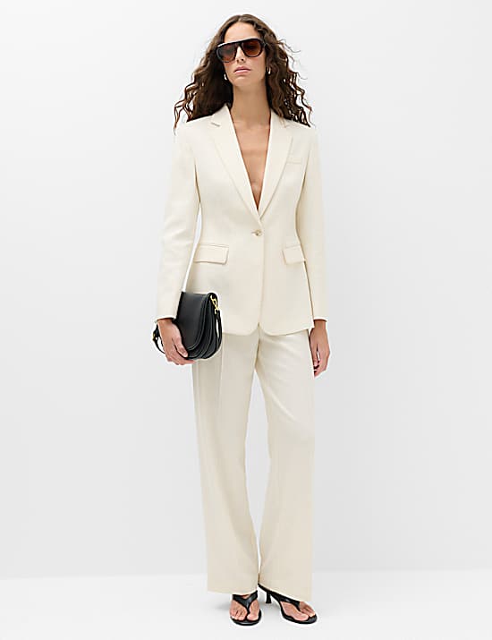 Tailored Striped Longline Waistcoat