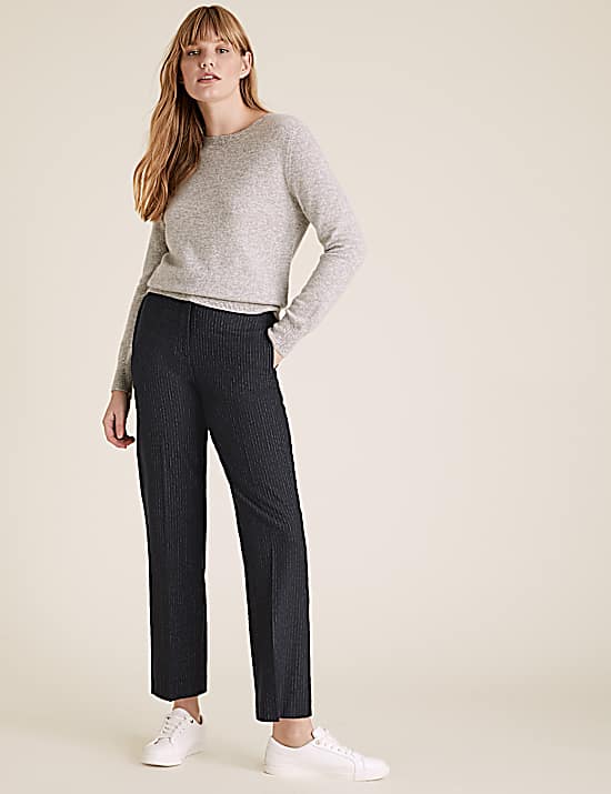 Tailored Striped Longline Waistcoat