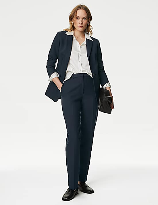 Tailored Striped Longline Waistcoat