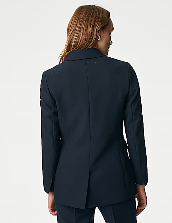 Tailored Striped Longline Waistcoat