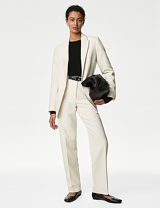 Tailored Striped Longline Waistcoat