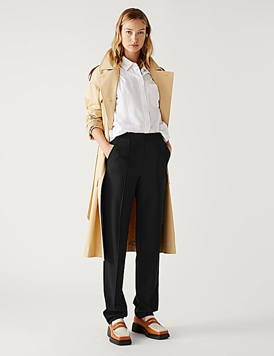 Tailored Striped Longline Waistcoat