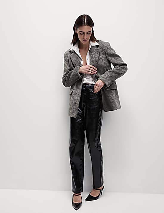 Tailored Striped Longline Waistcoat