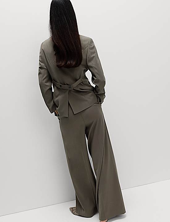 Tailored Striped Longline Waistcoat
