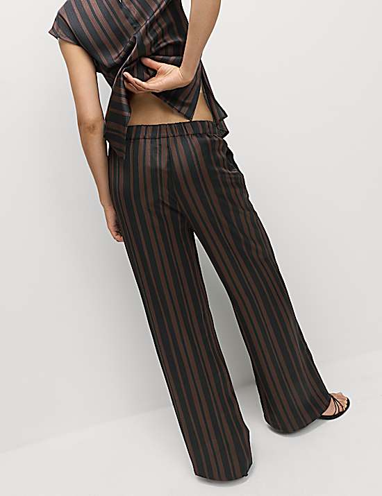 Tailored Striped Longline Waistcoat