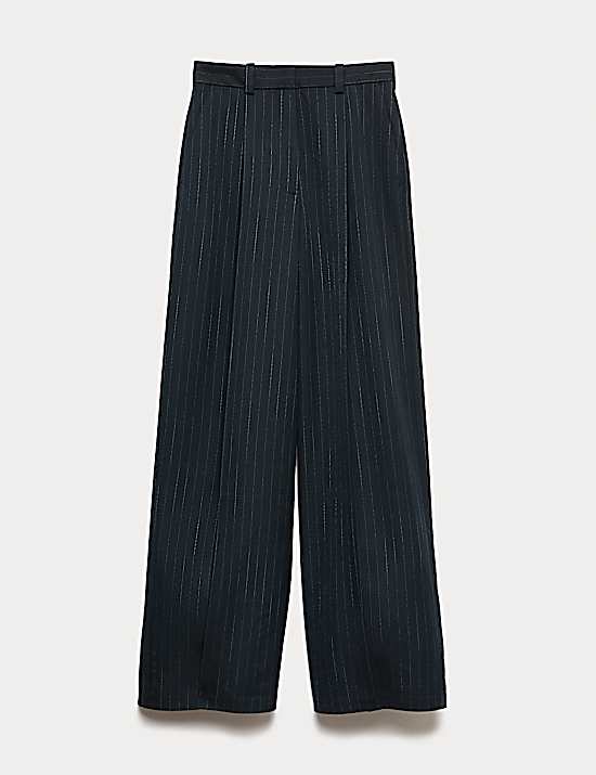 Tailored Striped Longline Waistcoat