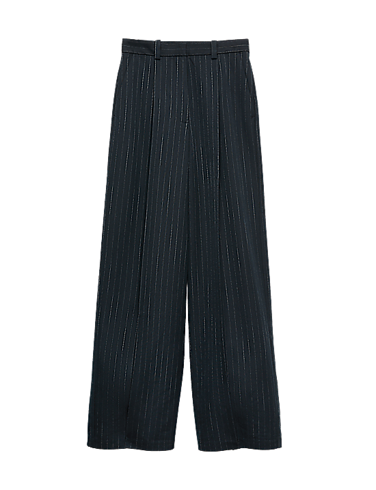 Tailored Striped Longline Waistcoat