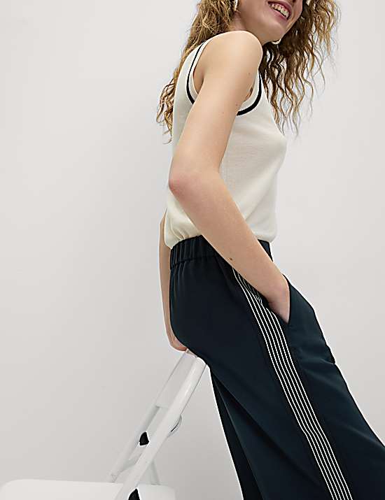 Tailored Striped Longline Waistcoat
