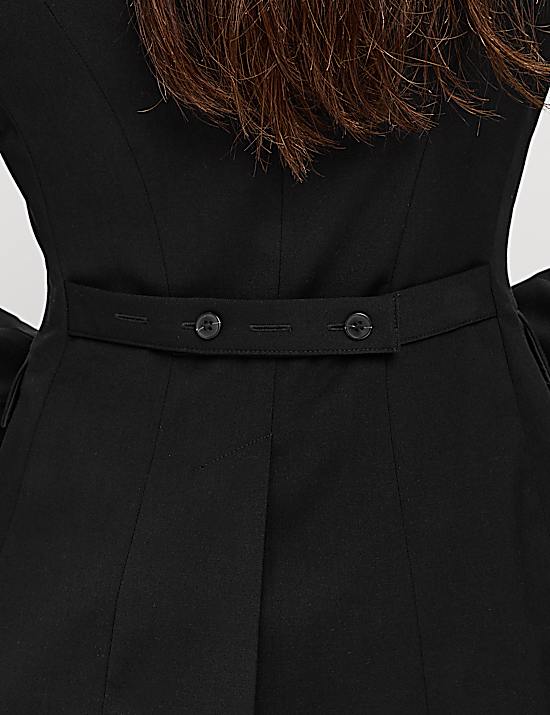 Tailored Striped Longline Waistcoat