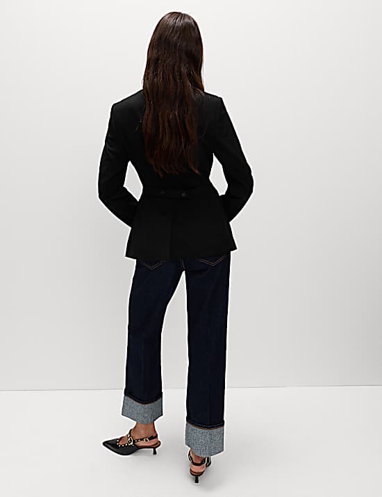 Tailored Striped Longline Waistcoat
