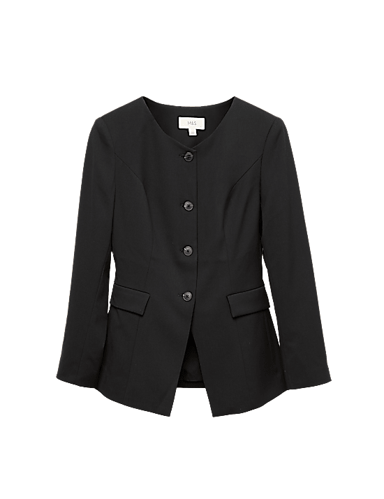 Tailored Striped Longline Waistcoat