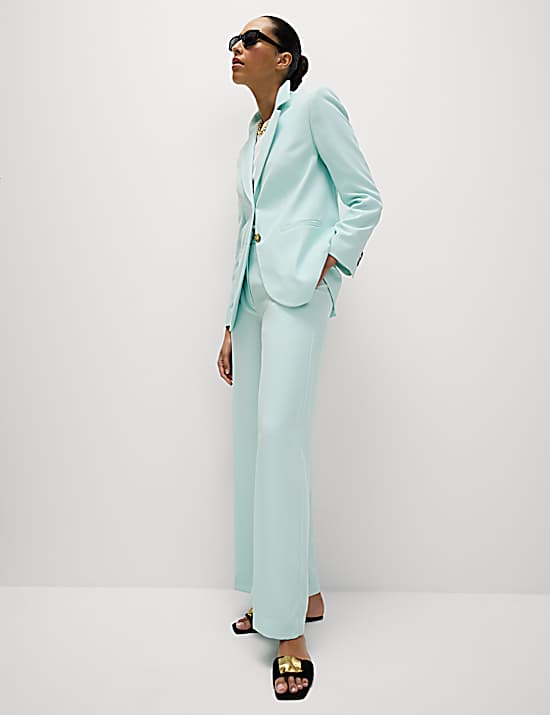 Tailored Striped Longline Waistcoat