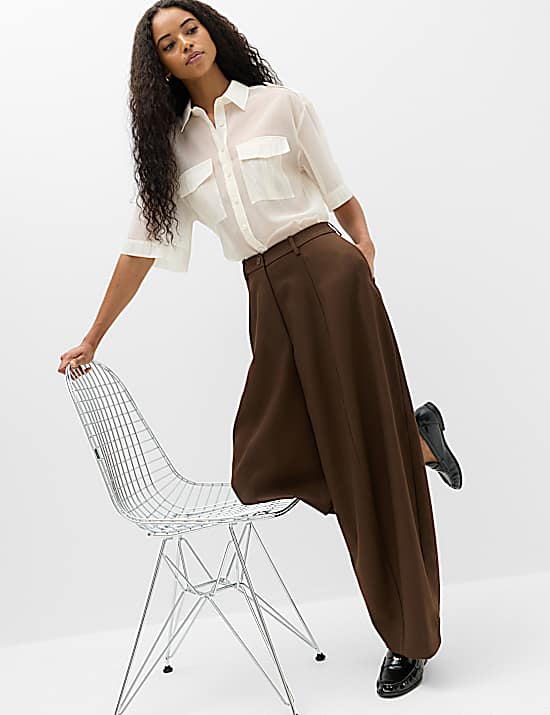 Tailored Striped Longline Waistcoat