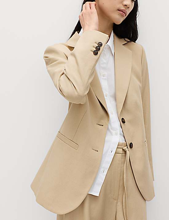 Tailored Striped Longline Waistcoat