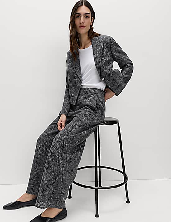 Tailored Striped Longline Waistcoat