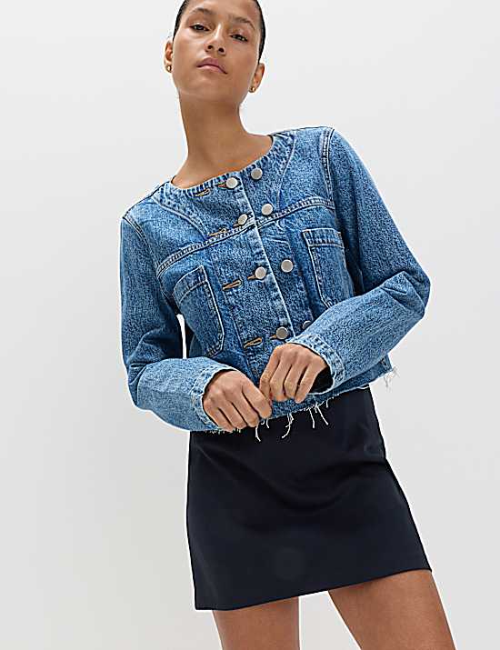 Tailored Striped Longline Waistcoat