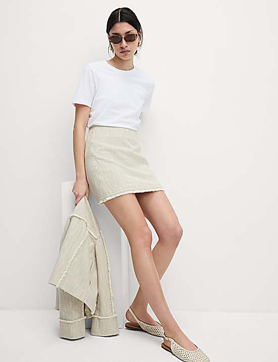 Tailored Striped Longline Waistcoat