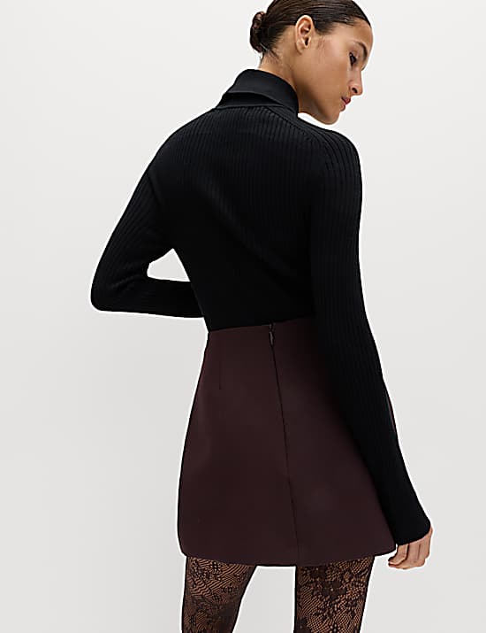 Tailored Striped Longline Waistcoat