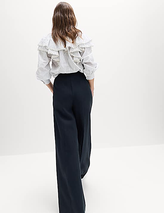 Tailored Striped Longline Waistcoat
