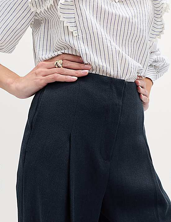 Tailored Striped Longline Waistcoat