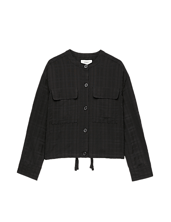 Tailored Striped Longline Waistcoat