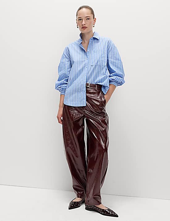 Tailored Striped Longline Waistcoat