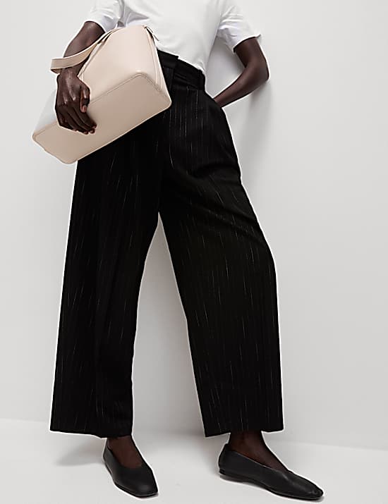 Tailored Striped Longline Waistcoat