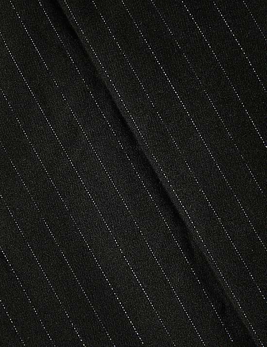Tailored Striped Longline Waistcoat
