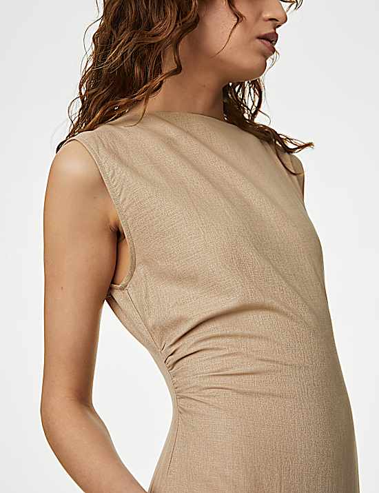 Tailored Striped Longline Waistcoat