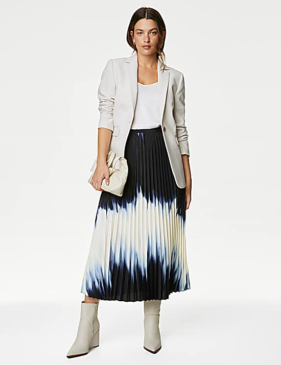 Tailored Striped Longline Waistcoat
