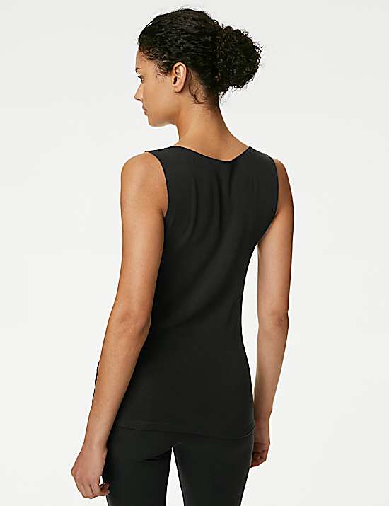 Tailored Striped Longline Waistcoat
